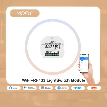 Mini DIY WiFi RF433 Smart Relay Switch Module Smart Life/Tuya App