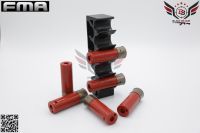 แผงกระสุนติดMolle ยี่ห้อ FMA (FMA 12 Gauge Shell Holder)  คุณสมบัติ : #ซองบรรจุลูกกระสุนลูกซอง ขนาด12Ga 10นัด #วัสดุทำจาก Nylon PA66 #สามารถเหน็บเอว,เข็มขั