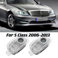 Maybach 2x โลโก้ติดประตูรถ Led ไฟฉายเลเซอร์อุปกรณ์เสริมสำหรับ Mercedes Benz S คลาส Maybach W221 S350 S450 S300 S500 S63 S65 2006-