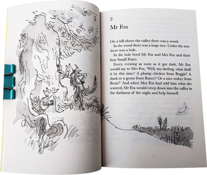 english-original-fantasy-mr-fox-the-great-mr-fox-the-great-father-of-the-fox-roald-dahl-young-childrens-literature-novels-chapter-book