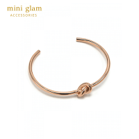 Miniglam Petite Knot Cuff Bracelet กำไลข้อมือผูกเงื่อนสีโรสโกลด์ ขนาดเล็ก