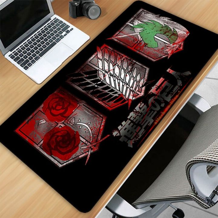 attack-on-titan-mouse-pad-large-pads-cute-anime-gaming-keyboard-computer-accessories-mousepad-xxl-desk-gamers-gamer-kawaii-mat-basic-keyboards
