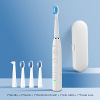 Seago Electric Sonic Toothbrush SG-575 USB Charge Rechargeable Adult Waterproof Electronic Tooth Brushes Replacement Heads Gift