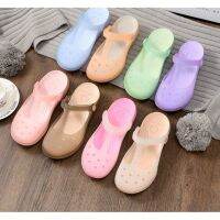 COD Three Little Bears  Fashion shop~ Hot sale VEBLEN authentic, thick soft-soled hole shoes, womens summer travel non-slip, jelly shoes, beach shoes, ladies sandals and slippers