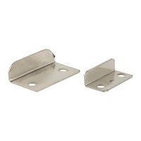 10 Pcs 29/39mm Right Angle Door Drawer Lock Strike Plate for Home Office Cupboard Furniture Connector Metal Bracket Door Stopper