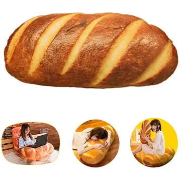 French Bread Plush Pillow Throw Cushion Toy Simulation Baguette Bread  Pillow Sleeping Companion Christmas Gift Party Prop Decor