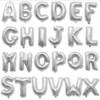 16 Inch Rose Gold Silver Blue Pink Alphabet Letters Kids Birthday Party Decorations Foil Balloon Wedding Supplies