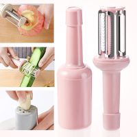 High Quality Kitchen Supplies 3 in 1 Multifunctional Cucumber Slicer Peeler Vegetable Fruits Cutter Garlic Grinder Graters  Peelers Slicers