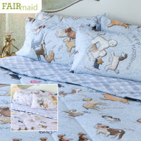 FAIRmaid ผ้านวมเย็บติด ลาย Doghestra ขนาด 100"x 90" (สำหรับเตียง 6 ฟุต หรือ 5 ฟุต) / 70"x 90" (สำหรับเตียง 3.5 ฟุต) / 50"x 80" (สำหรับห่มคนเดียว)