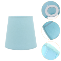 1Pc Cloth Lampshade Beige Light Cover Floor Lamp Replacement Cover (Ice Blue)