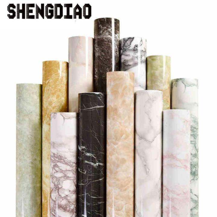 fast-delivery-shang815558-shengdiao-สติกเกอร์กันน้ำปรับปรุงหินอ่อนวอลล์เปเปอร์ติดผนัง-wallpaper-pvc-เฟอร์นิเจอร์โต๊ะ