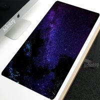 900X400 Night sky Cool Computer Gaming Mouse Pad XXL Large Rubber Mousepad XL Locking Edge Laptop Notebook Keyboard Mat for CS