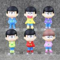 【SALE】 tangticarans1972 Karamatsu Ichimatsu ตุ๊กตาขยับแขนขาได้พีวีซีขนาดเล็กเป็นของขวัญโอโซมัทสุซังเด็กสินค้ามา6ชิ้น/ล็อต