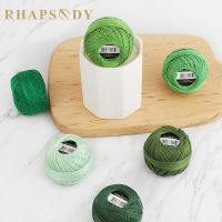 Rhapsody Premium Quality Size #8 Pearl Cotton Thread Embroidery Crochet DIY 86 Yards Mercerized Singed 100 Egyptian Cotton 10G