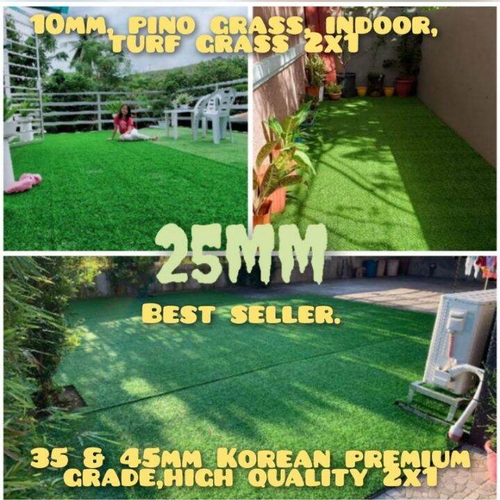 ARTIFICIAL GRASS CARPET/TURF GRASS 25mm 2x1 meter Lazada PH