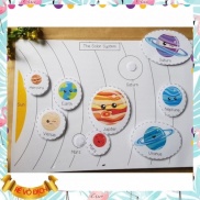 Sale School material peel off stickers solar system