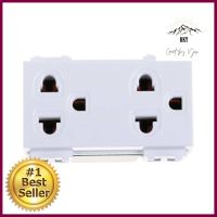 เต้ารับคู่ 3 ขา มีกราวด์ PANASONIC WEG 15929DOUBLE SOCKETS PANASONIC WEG 3 PIN 15929 **จัดส่งด่วนทั่วประเทศ**