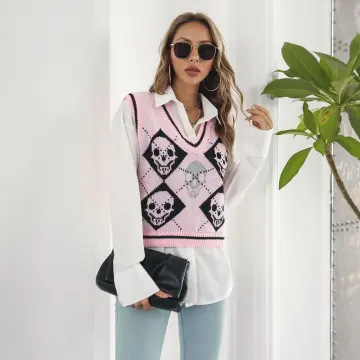 Knitted Pink Sweater Patterns - Best Price in Singapore