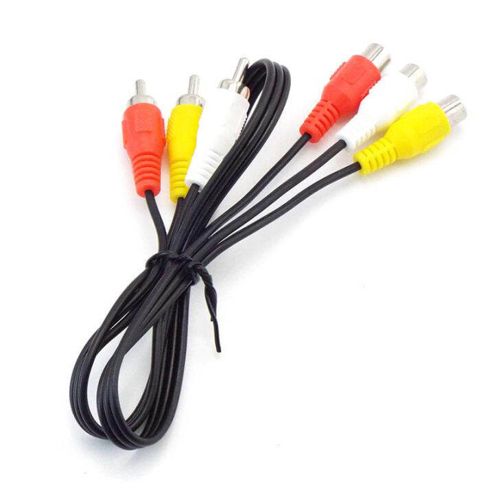 qkkqla-0-5m-1m-3m-5m-3-rca-male-to-3-rca-female-3rca-m-f-video-cable-connectors-av-line-extension-cord-adapter