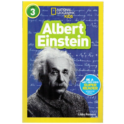 Original English Picture Book National Geographic Kids Level 3: Albert Einstein National Geographic graded reading elementary childrens English Enlightenment picture book