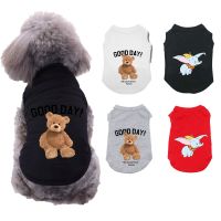 ZZOOI Summer Disney Dog Clothes Breathable Dog Vest For Small And Medium Dogs French Bulldog Dog Cat Clothes Dumbo T-shirt Shirts Xsxl