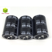 CAPACITOR 470UF450V ขาเขี้ยว ไซร์ 35*50mm แพ็ค2ตัว ส่งทุกวัน