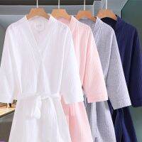 [COD] salon customer clothes beauty special bathrobe guest sweat steaming suit waffle hotel