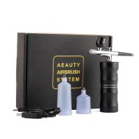 Nail art tattoo technology top 0.3mm mini air compressor kit air brush spray gun