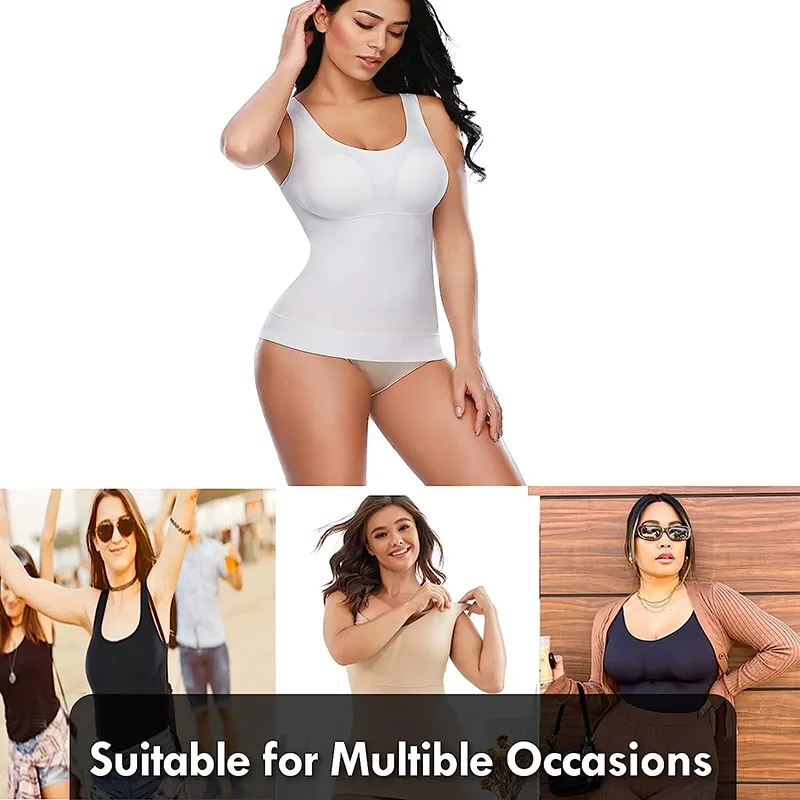 CXZD Women Body Shaper Slimming Push Up Vest Lift Tank Tops Corset Sexy  Shapewear Tummy Control Underwear Compression Camisole - AliExpress