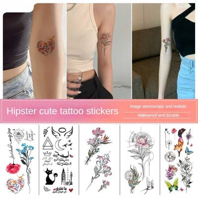 Hand Drawn Temporary Tattoo Sticker High Quality Adhesive Arm Cool Art Beauty Beauty And Health Tattood Face Painted Tattoos