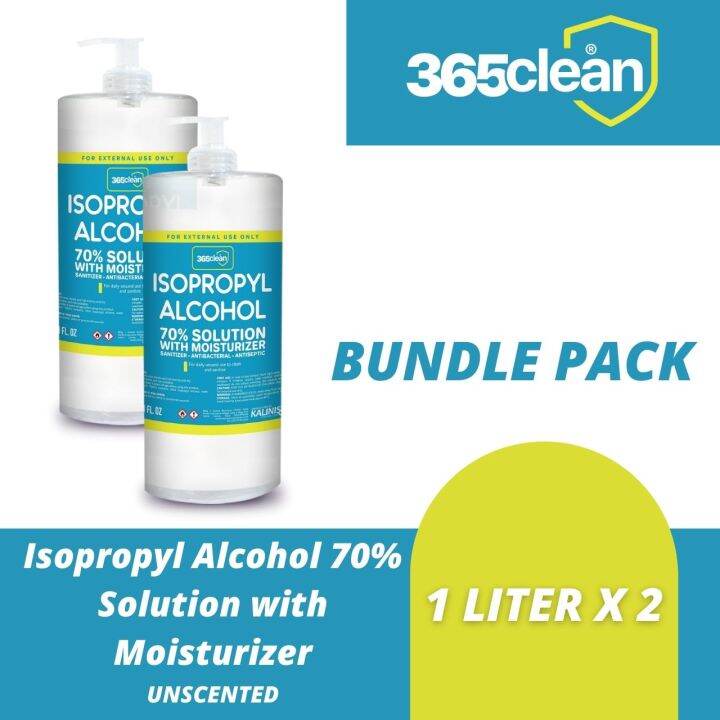 365 Clean Isopropyl Alcohol 70 Solution 1 Liter Bundle Pack Lazada Ph 6415