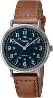 Timex Mens Weekender 40mm Watch Tan/Blue