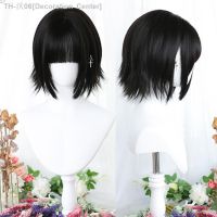 HOUYAN Synthetic short hair straight hair girl wig bangs natural black Cosplay Lolita heat-resistant wig [ Hot sell ] Decoration Center