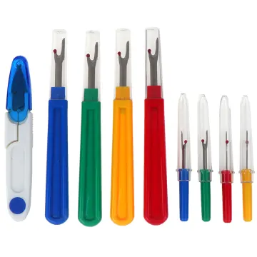 Multicolor Seam Ripper Stitch Picker Unpicker Thread Cutter Sewing Tool &  Cap