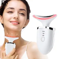 EMS Face Neck Beauty Device 3 Colors LED Photon Therapy Skin Tighten Reduce Double Chin Anti Wrinkle Remove Skin Care Tools