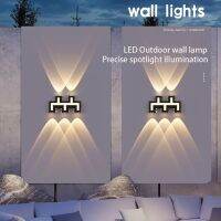 LED Wall Lamp AC85-265V 6W 7W 12W IP65 Waterproof Indoor/Outdoor Modern Minimalism Style Lamp For Garden/Fence/Doorstep Lighting