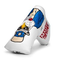 Golf Blade Putter Cover Eagle Golf Putter Cover for Blade Headcover with Magnetic Closure Elegant Embroidery Premium Leather Hea