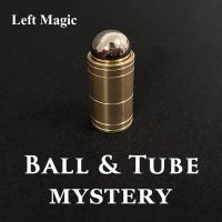 【CC】   Tube (Brass) Close up Tricks Gimmick Fun Balls Rises Falls Magician
