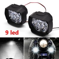 ไฟตัวช่วยแสงหมอกไฟหน้าขับรถ LED ไฟมอเตอร์ไซด์12โวลต์สำหรับ Kawasaki ยามาฮ่า R25 R15 R6 R125 Z750 Z800 FZ8 FZ1 FZ6