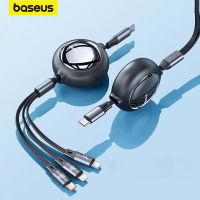 Baseus 100วัตต์สาย USB C สำหรับ 12หด3 In 1 Type C M Icro USB เคเบิ้ลค่าใช้จ่ายได้อย่างรวดเร็วสำหรับ ซัมซุงข้อมูลลวดสายไฟ