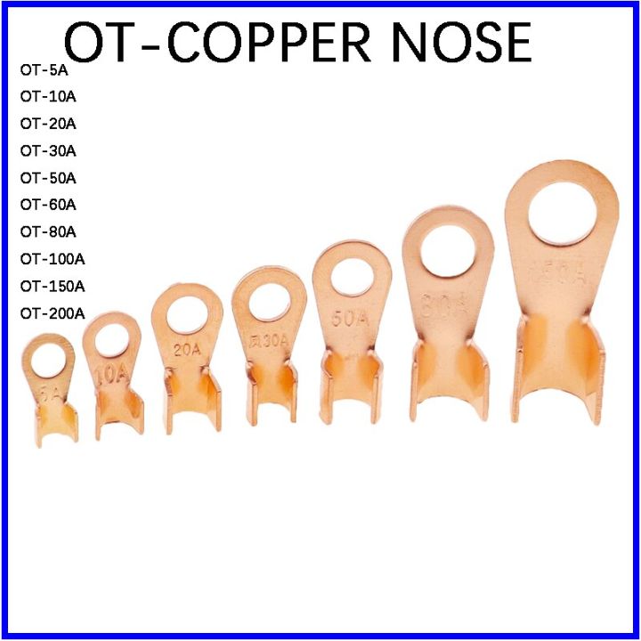 Terminal Ot Series A Splice Wire Dia Copper O Shape Circular Naked