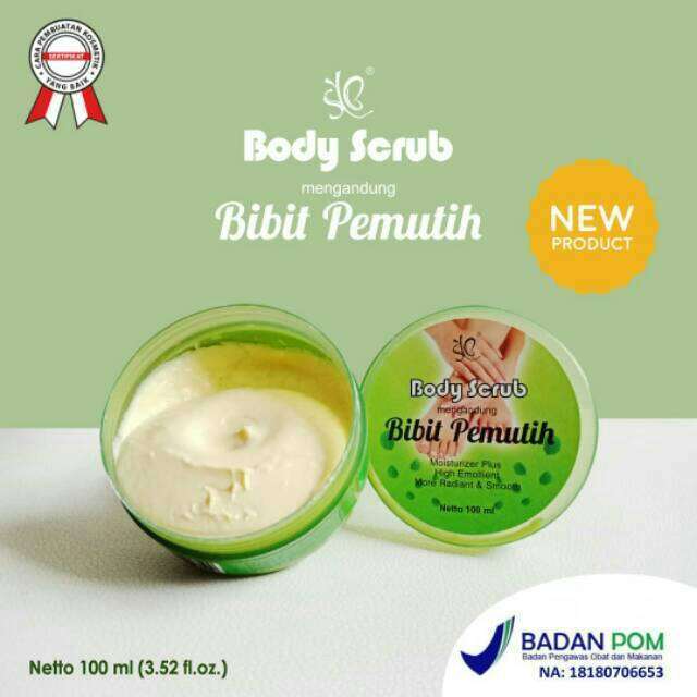 Body Scrub Bibit Pemutih / SYB Body Scrub Bibit Pemutih - 100ml ...