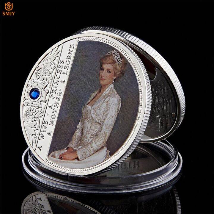 British Queen Anne Diana With Masonry Last Rose Custom Metal