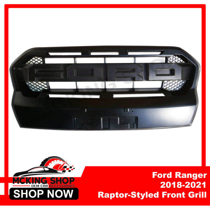 Ford Ranger WILDTRAK 2018-2020 Raptor-Styled Front Grill Black | Lazada PH