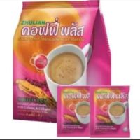 กาแฟ Zhulian กาแฟโสมผสมคอลลาเจน​ ซูเลียน คอฟฟี่พลัส​ ขนาด 18 ซอง