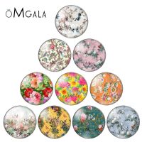 【CC】 Patterns Classical Painting Print Photo 12mm/14mm/16mm/18mm/20mm/25mm Glass Flat Back Making Findings