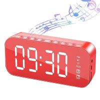 Blue Tooth Speaker With Clock Wireless Clock Blue Tooth Speaker 2 In 1 Blue Tooth Equipment Digital Display Stereo Surround