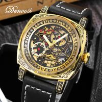 Denver and trill square gone quickly selling watches male mechanical noctilucent hollow out fashion wrist watch --238812Hot selling mens watches▥✗