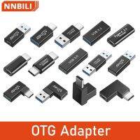 NNBILI Universal OTG ประเภท C อะแดปเตอร์ USB C ชาย USB-A ชายหญิง Converter สำหรับ MacBook Huawei Samsung Note IPad CONNECTOR-EDCNM SHOP