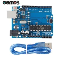 {:“=-】 UNO R3กล่องเอนกประสงค์ ATMEGA16U2 UNO + Wifi R3 CH340G ชิป ATMEGA328P ดั้งเดิมสำหรับ Arduino UNO R3บอร์ดพัฒนา ESP8266 Wemos